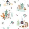 Christmas Moments Print Poplin