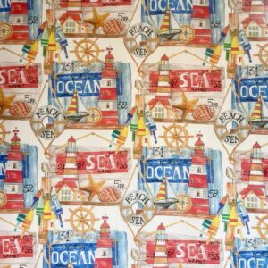 Half Panama Lighthouse Coastal Print (280cm wide)
