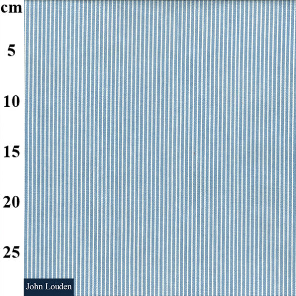 Yarn Dyed Washed Denim Stripe - Light