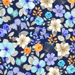 Hanami Floral Print Poplin