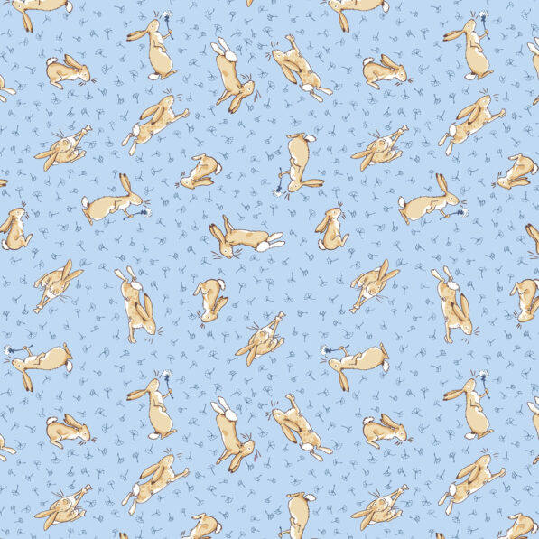 Guess How Much I Love You™ 2024 - Light Denim Tossed Bunnies Y4247-87