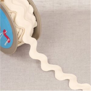33mm Mottled Ric Rac - Ivory