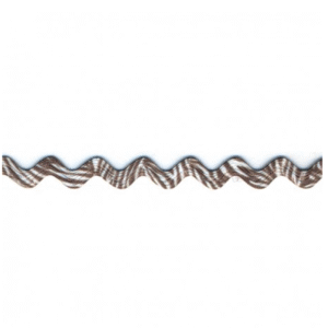 10mm Animal Ric Rac - Zebra
