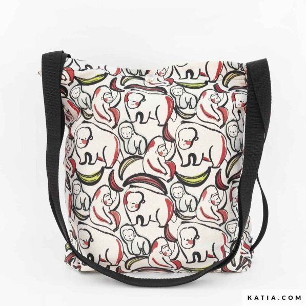 Apes & Bananas Cotton Canvas - Image 2