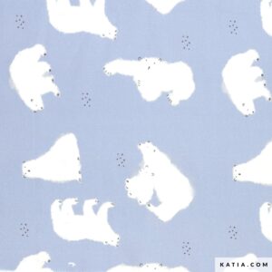 Polar Bear Print Poplin