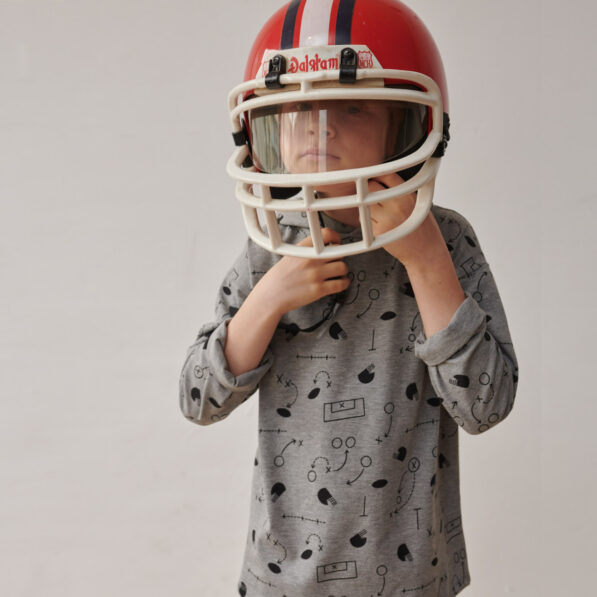 Rugby Print Jersey Melange - Image 2