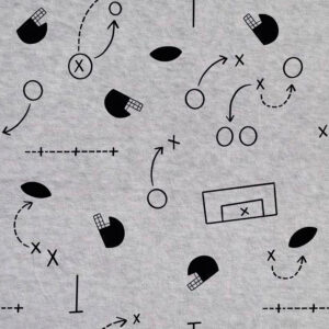 Rugby Print Jersey Melange