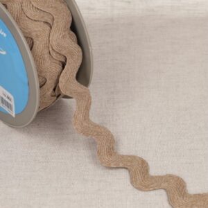 33mm Mottled Ric Rac - Light Brown