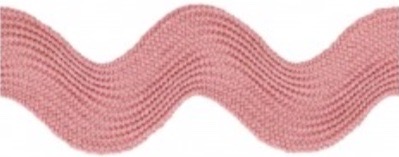 33mm Mottled Ric Rac - Pink - Image 2
