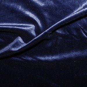 Navy Stretch Velvet