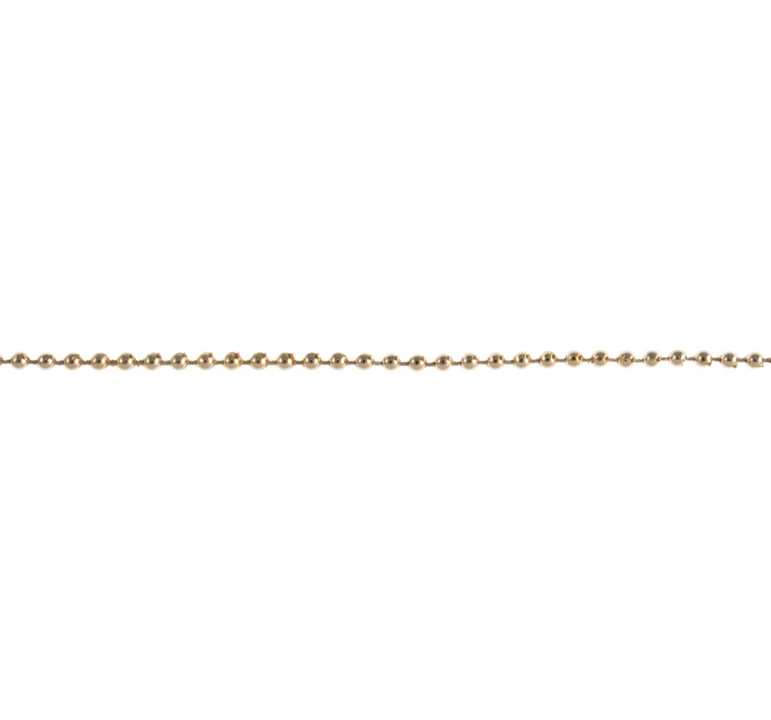 2.5mm Gold Pearl Beading