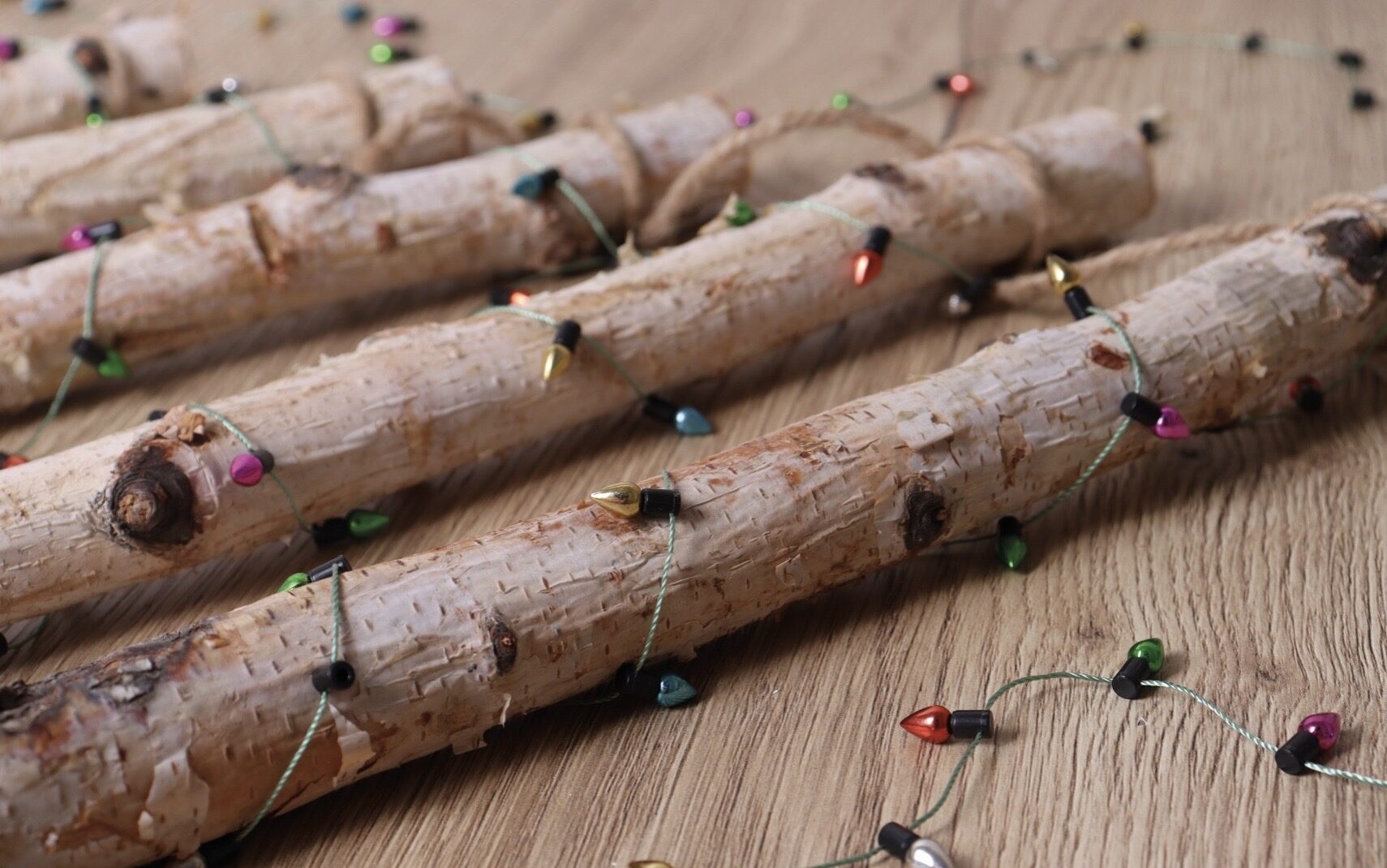 12mm Christmas Lights Trim: Multi - Image 2