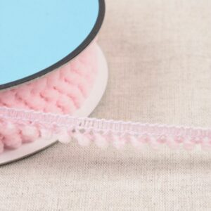 10mm Small Pom Pom Trimming - Pale Pink