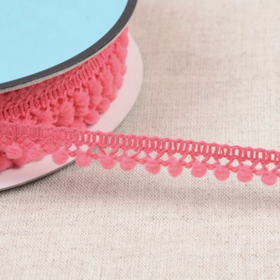 10mm Small Pom Pom Trimming - 6 colours