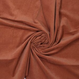 Leather Brown Woven Cotton 16-W Washed Cord