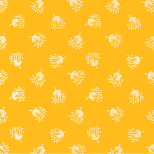 Little Johnny Washed Cotton Dandelions - Yellow