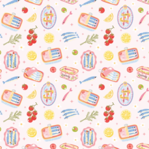 Sardine Catch Print Cotton