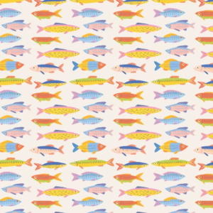 Go Fish Print Cotton
