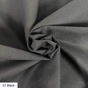 Organic Premium Solid Cotton Black 3248-01