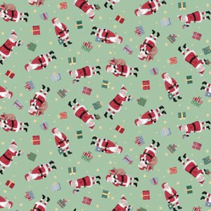 Country Christmas - Santa on Green 231/G