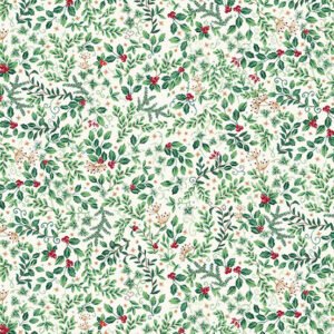 Country Christmas - Evergreen on Cream 234/Q