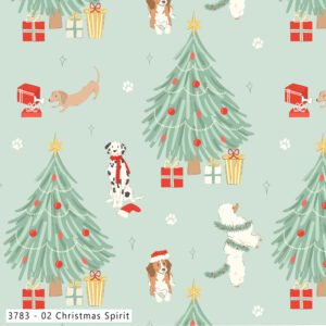 Holly & Hounds - Christmas Spirit 3783-02
