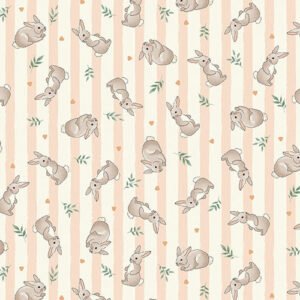 Little Ones - Bunnies Coral 191/C