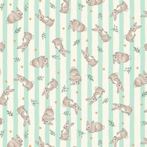 Little Ones - Bunnies Teal 191/T