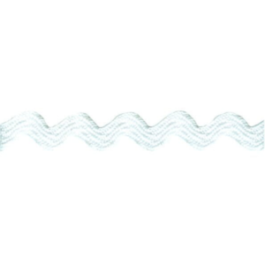 14mm Ric Rac - White