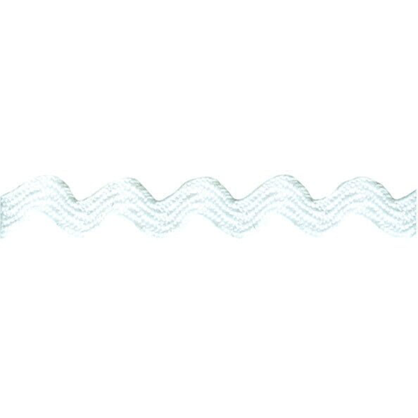 14mm Ric Rac - White