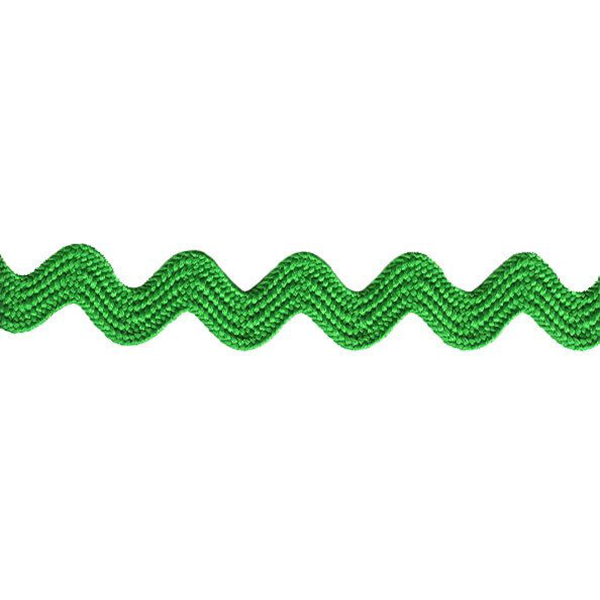 9mm Ric Rac - Emerald Green