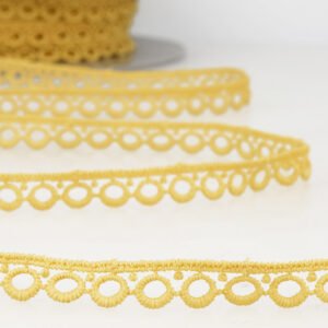 10mm Guipure Lace - Mustard