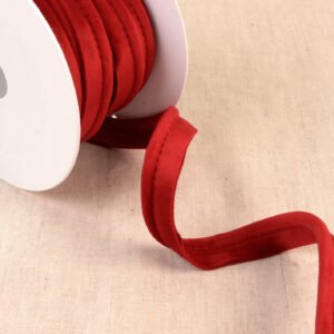 5mm Velvet Piping Cord - Red