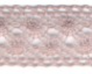 20mm Cotton Insert Lace - Old Pink