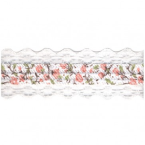 26mm Rachel Lace Ribbon - White