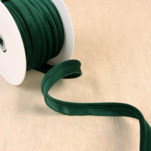 5mm Velvet Piping Cord - Green