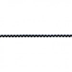 3mm Ric Rac - Black