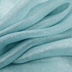 Metallic Organza - Ice Blue