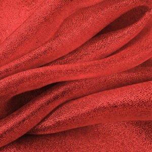 Metallic Organza - Red