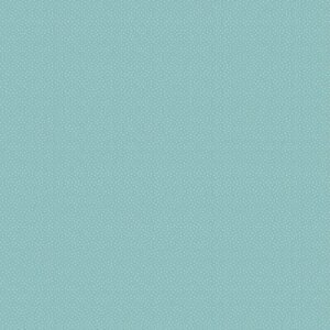 Makower UK Lighthouse Sea Glass quilting cotton in clear sky blue with tiny cream sprigs on a soft teal-blue background